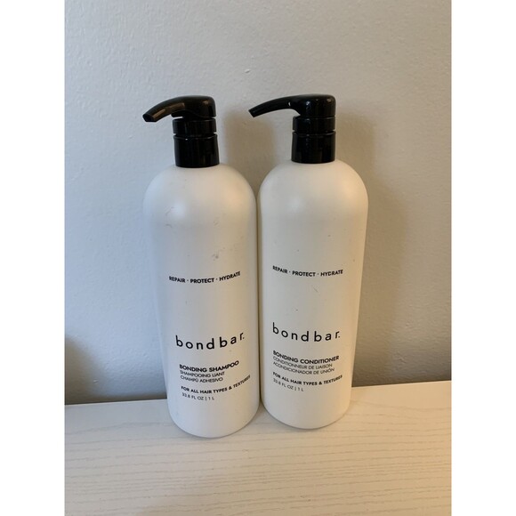 Bondbar Other - Bondbar Bonding Shampoo Conditioner Set 1 Liter Pump Bottles Sally Beauty Jumbo